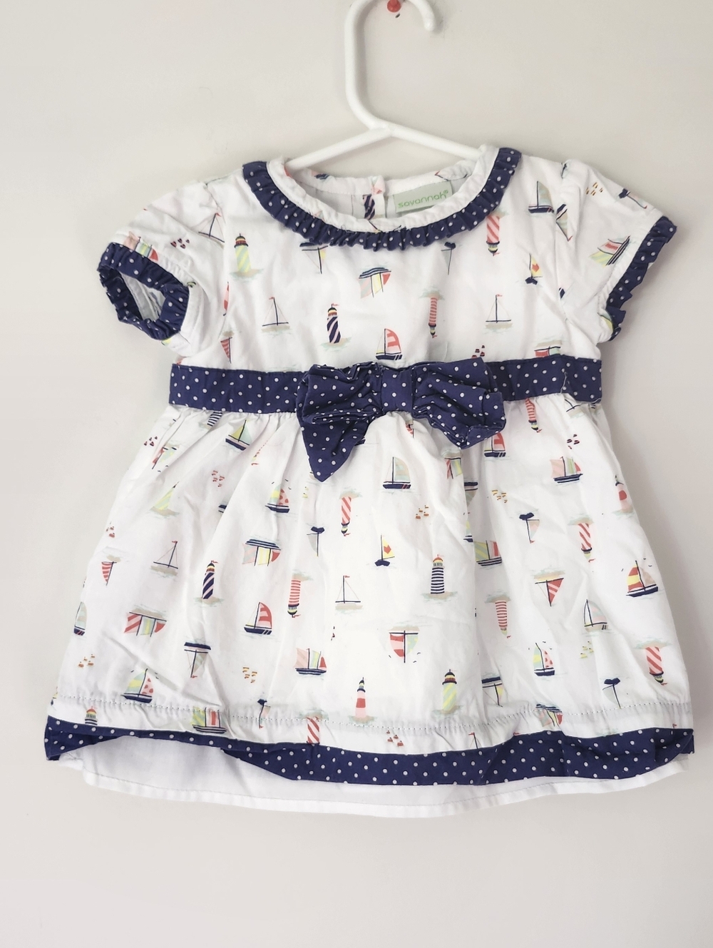 Savannah Sailboat Summer Dress 18 Months